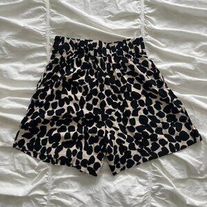 H&M Asymmetrical Polka Dot Short
